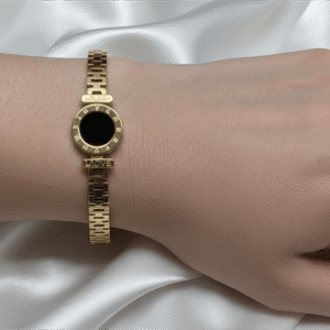 Gold Roman Numeral Bangle