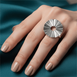 Orbit Ring Silver-plated